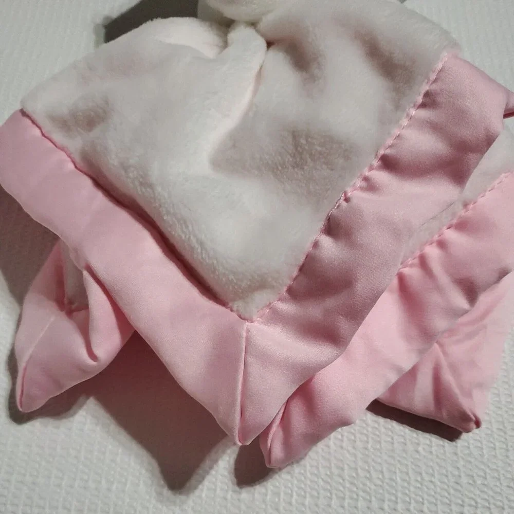 New Carter's Snuggle Buddy Security Blanket Soft White Pink Unicorn Horn NWT BB6 - Picture 5 of 10